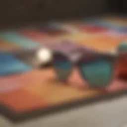 Color palette showcasing flattering bathing suit shades