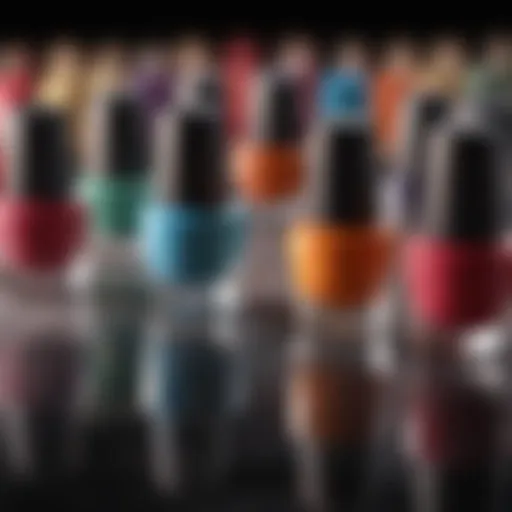 Gel Nail Polish Color Palette