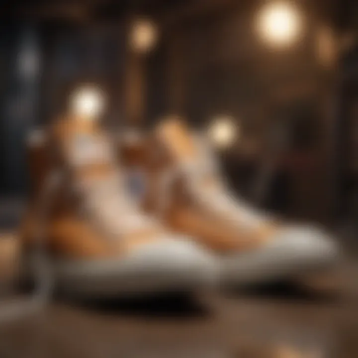 Vintage Converse sneakers with a modern twist
