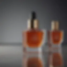 Elegant presentation of Victoria Beckham and Augustinus Bader serum
