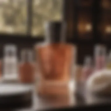 Artistic Presentation of Beauty Products Exquisite Beauty Products Display
