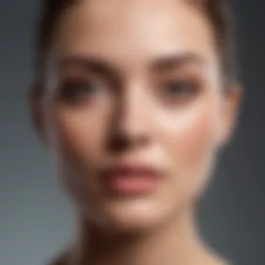 Guide to Application Technique A detailed guide showcasing the correct application technique for face cream with sunscreen.