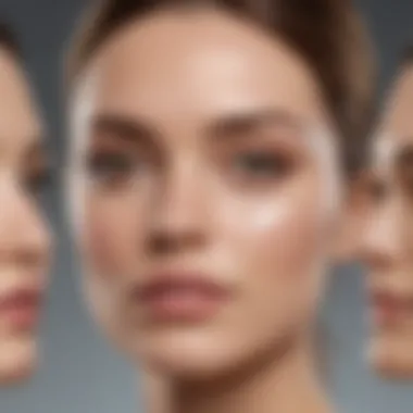 Comparison of Face Cream Formulations A comparison chart of different face cream formulations and their SPF ratings.