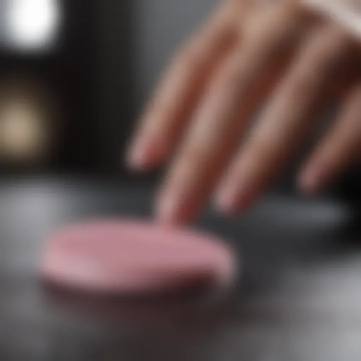 Gel nail polish removal pads