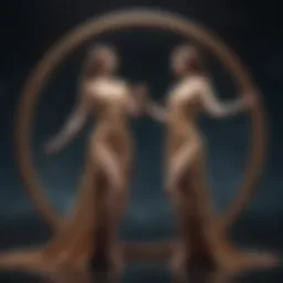 Gemini and Libra Zodiac Constellations