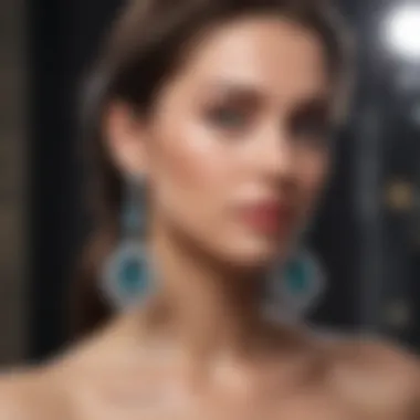 Opulent Gemstone Earrings by NYC Luxury House