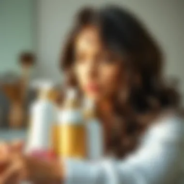 Hair care products for moisturizing dry hair