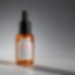 Close-up of Kiehl's Dark Circle Serum bottle
