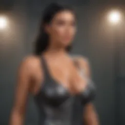 Sleek swimsuit design showcasing innovative cuts and colors