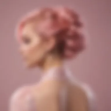 Rose Quartz Elegance Updo