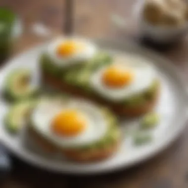 Tasty Avocado Toast with Poached Eggs