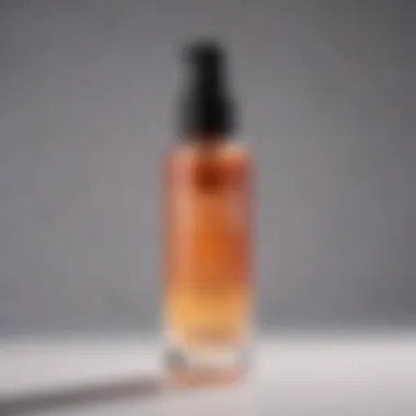 Close-up of a setting spray bottle designed for durability