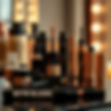 A Collection of Top Eyebrow Products for Longevity Diverse range of eyebrow products displayed artistically