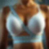 Measuring tape wrapped around chest
