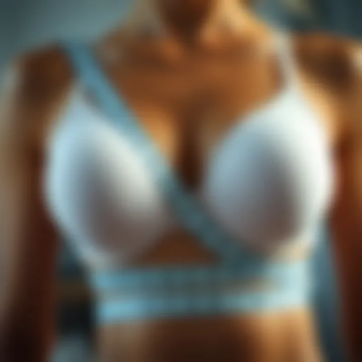Measuring tape wrapped around chest