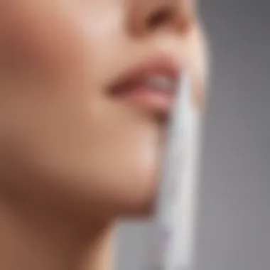 A close-up of Mederma scar removal cream tube showcasing its sleek design.