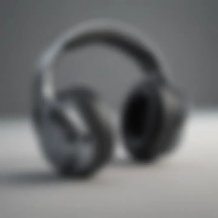 Minimalistic design of noise-cancelling headphones