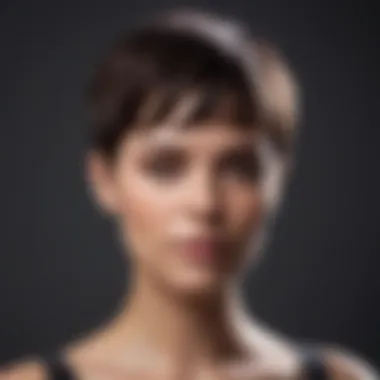 Bold Confidence Statement Bold and Confident Pixie Cut