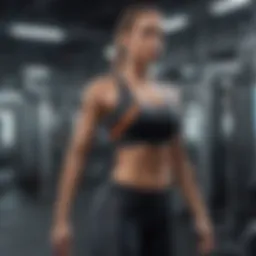 A stylish display of gym apparel showcasing innovative designs