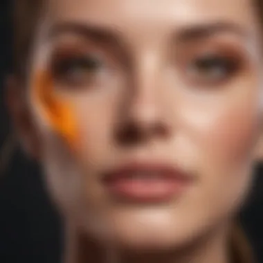 Glowing Radiance of Vitamin A Oil Radiant skin glowing from vitamin A oil application