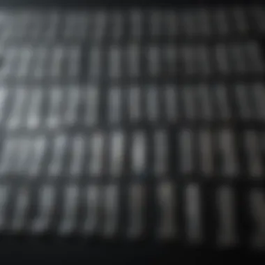 Various types of razor blades displayed for comparison