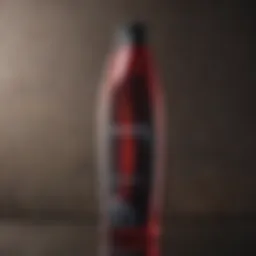 Detailed view of Redken Extreme Length Shampoo bottle showcasing its design
