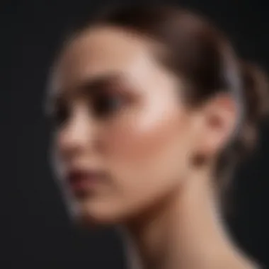Silhouette of a Sculpted Jawline Sculpted jawline silhouette
