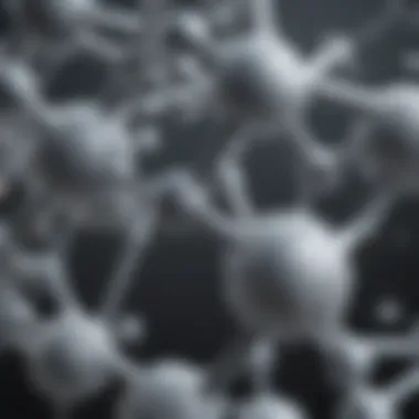 Molecular Structure of Salicylic Acid Close-up of a textured salicylic acid molecule structure