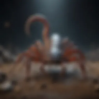 Mystical Scorpio Scorpion Artistic depiction of a Scorpio scorpion in a mystical theme