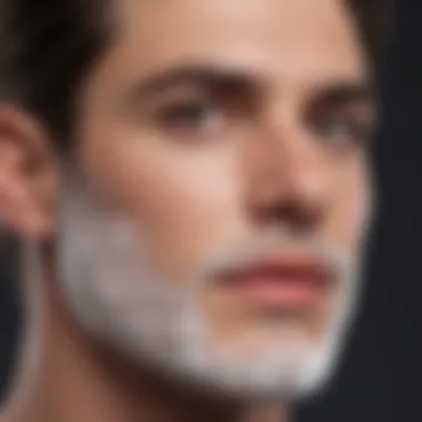 Demonstration of a proper shaving technique