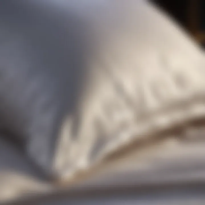 Silk pillowcase for preventing sleep-induced wrinkles