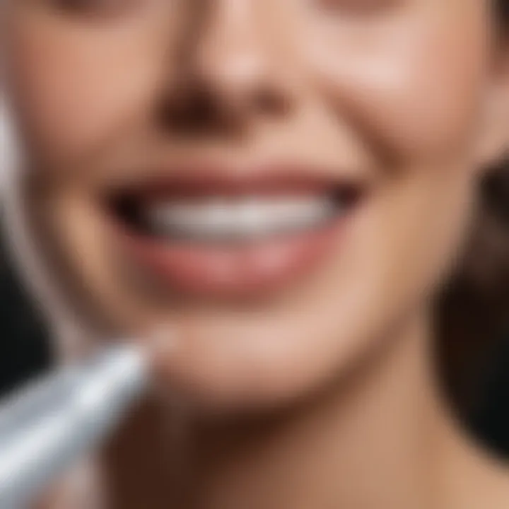 Variety of teeth whitening products and tools