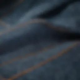 Artistic view of denim textures