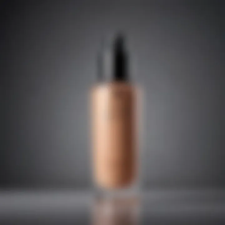 A sleek foundation bottle suitable for combination skin