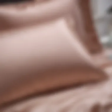 Luxurious satin pillowcase designed for textured hair