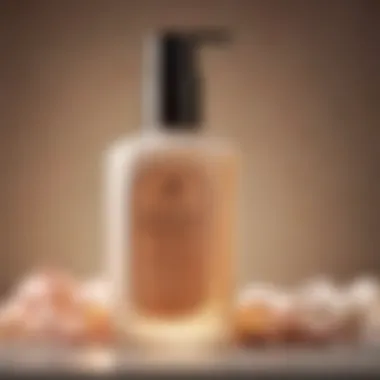 Close-up of key ingredients in body glow lotions