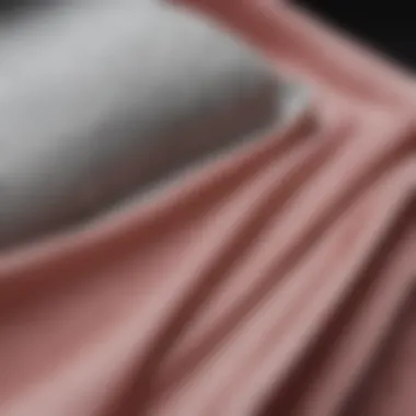 Close-up of fabric types used in no-show underwear