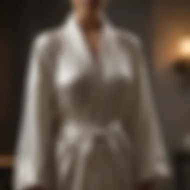 Serene Robe Setting Robe draped in a serene, relaxing environment