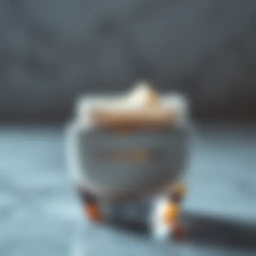 Luxurious anti-aging cream jar with elegant design