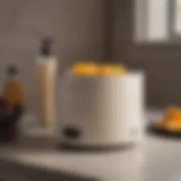 Elegant large wax warmer showcasing its sleek design and functionality