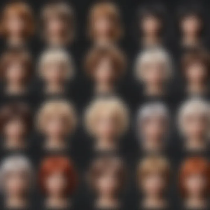 A comparison chart highlighting various wig types and their features.