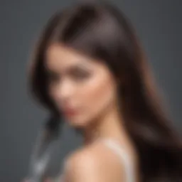 A sleek Ulta hair straightener showcasing its advanced technology.