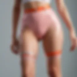 Fashionable thigh-centric outfit showcasing modern styling techniques