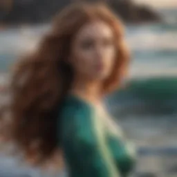 Gorgeous mermaid hair waver creating waves effortlessly