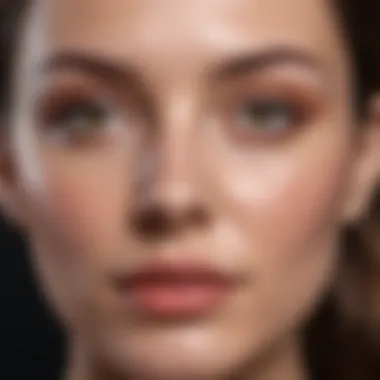 Skincare Routine Highlighting Vitamin Intake Before and after skincare routine focusing on vitamin intake