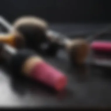Maintaining the Longevity of Synthetic Tools Care tips for synthetic brushes displayed with cleaning supplies.