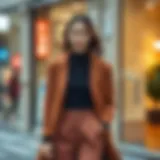 Chic ensemble showcasing Uniqlo's petite collection