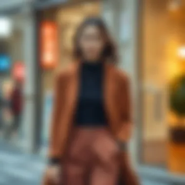 Chic ensemble showcasing Uniqlo's petite collection