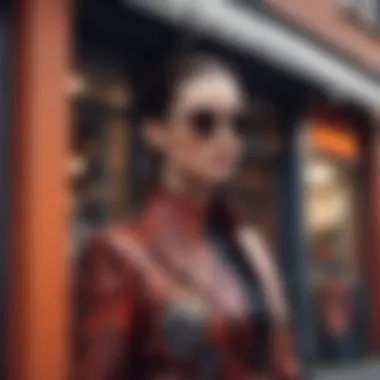 Avant-Garde Chic Chic street style featuring avant-garde accessories and bold patterns