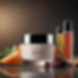 An elegant display of Hanacure All-in-One Facial components